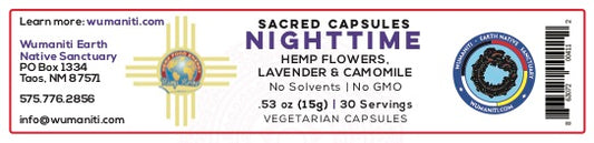 Nighttime Hemp Extract CBD Capsules 3200mg