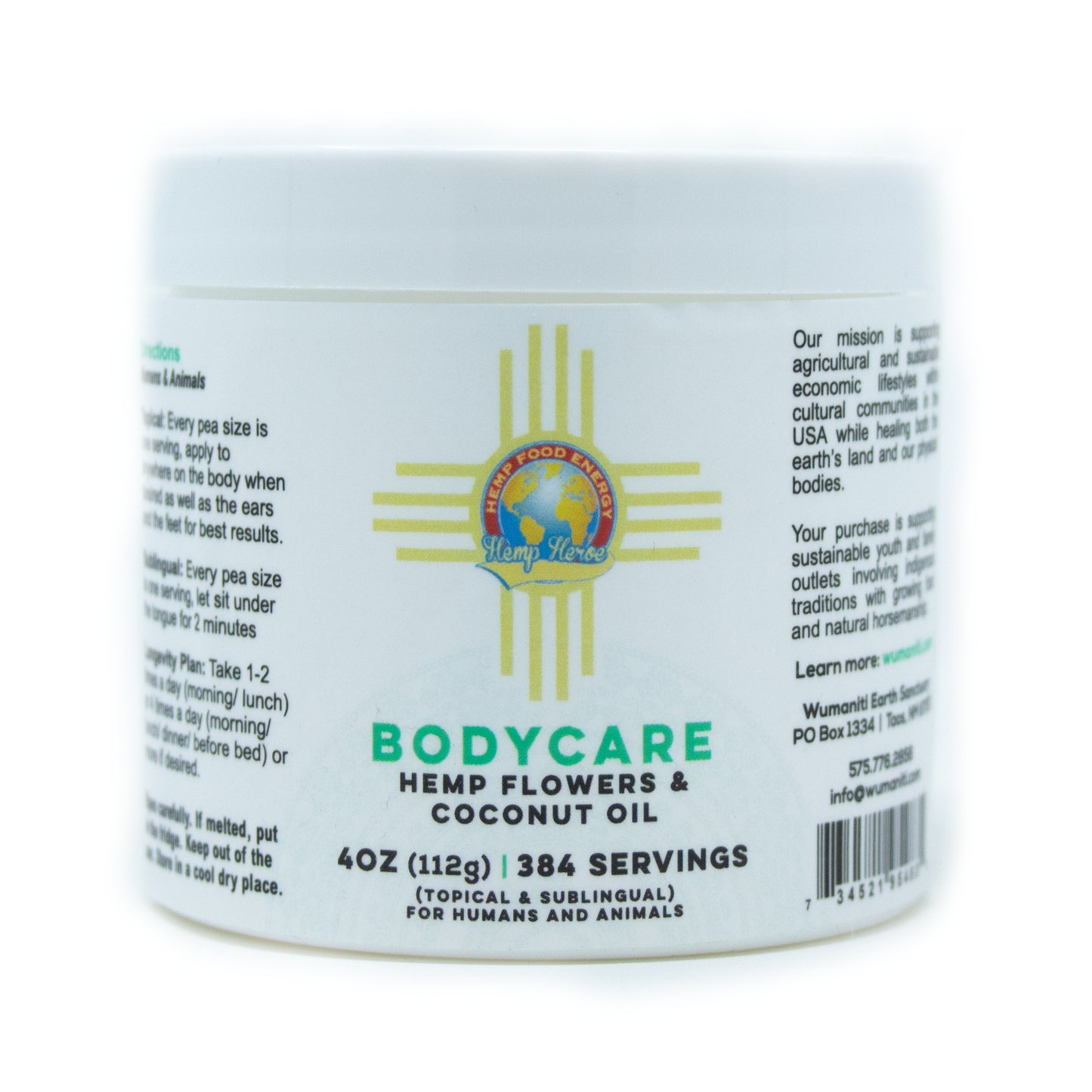 Coconut Body Cream Hemp Extract CBD Topical 12,000mg