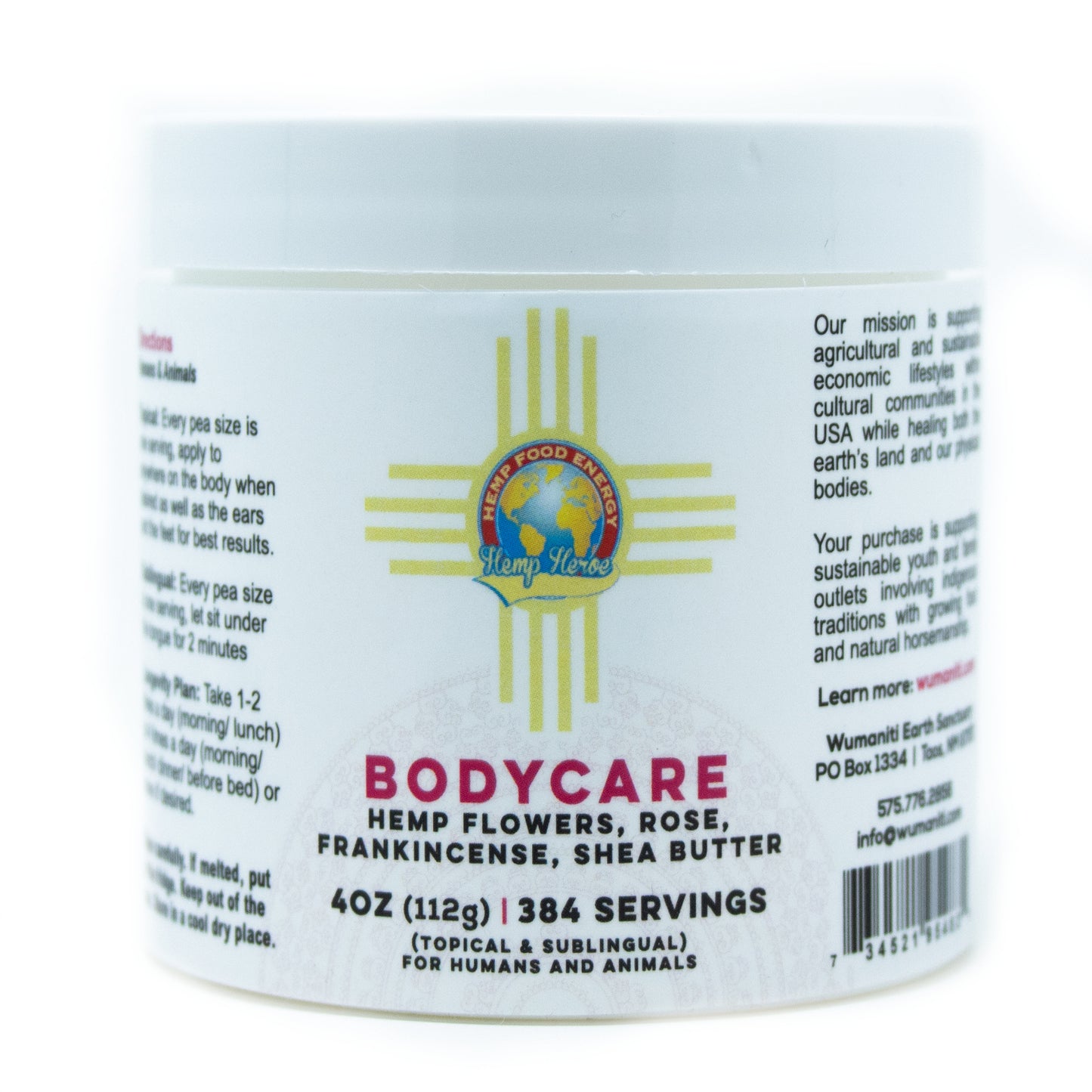 Frankincense & Rose Body Cream Hemp Extract CBD Topical 12,000mg