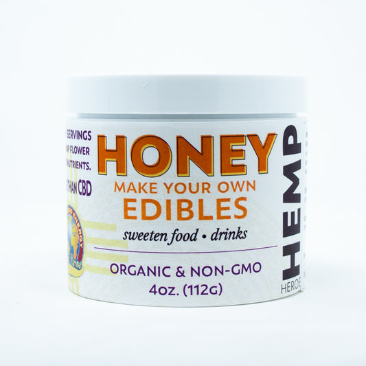 Hemp Extract CBD Honey - Makes 200+ CBD Edibles 8,000mg