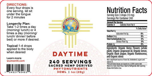 Daytime Hemp Extract CBD Oil 12,000mg