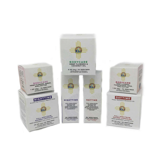 Vitality Plan 1 Month - Variety Pack of Oils, Capsules, and Topicals.