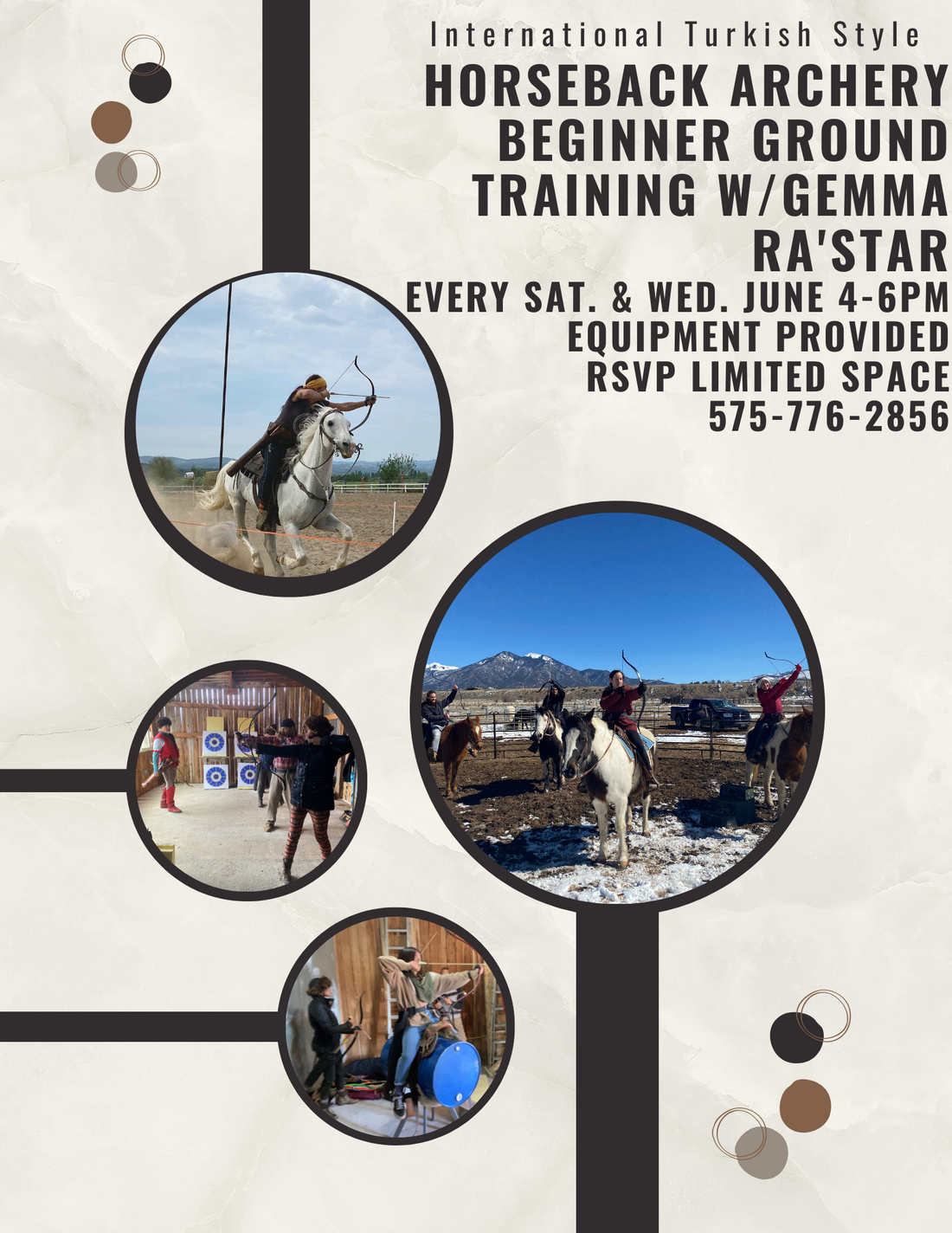 June 2022 Horseback Archery Ground Training for Beginners