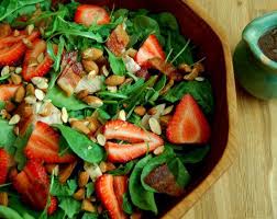 Recipe For A Delicious Strawberry-Balsamic Spinach Salad with Chicken
