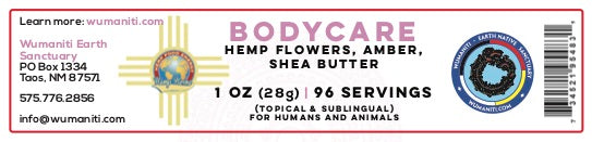 Amber Body Cream Hemp Extract CBD Topical 1,000mg
